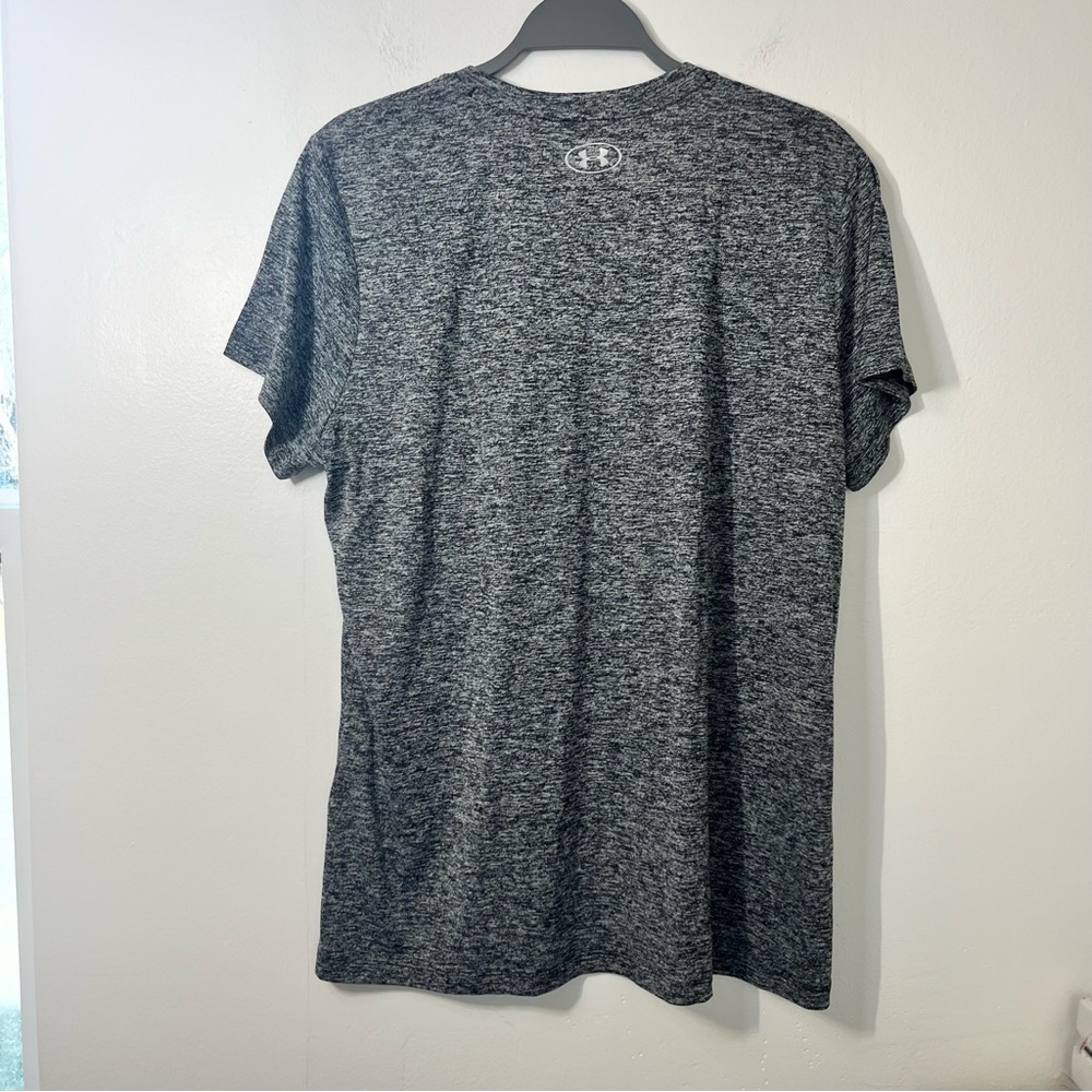 Under Armour Women’s HeatGear Heathered V-Neck Short Sleeve T-Shirt Size XL NWT - Picture 5 of 8